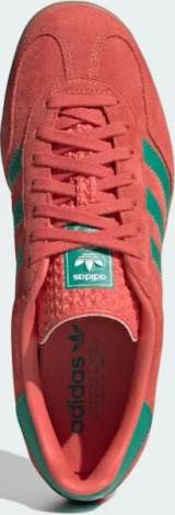 Кеди Adidas GAZELLE INDOOR червоно-зелені JH5407