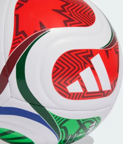 Футбольный мяч Adidas FIFA WORLD CUP 26 TRIONDA TRAINING бело-красно-зелено-синий Размер 4 JD8032