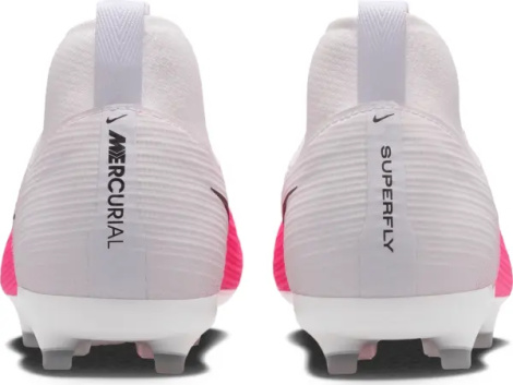 Бутсы детские Nike JR SUPERFLY 11 ACADEMY FG/MG бело-розовые IO8229-900