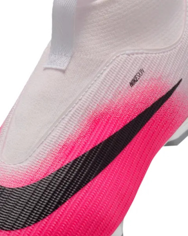 Бутсы детские Nike JR SUPERFLY 11 ACADEMY FG/MG бело-розовые IO8229-900
