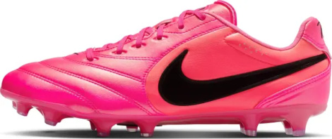 Бутсы Nike TIEMPO LIGERA PRO FG розово-красные IO4400-901
