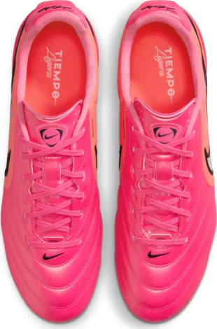 Бутсы Nike TIEMPO LIGERA PRO FG розово-красные IO4400-901