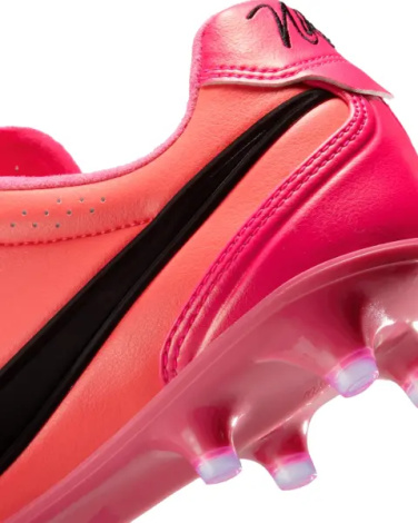 Бутсы Nike TIEMPO LIGERA PRO FG розово-красные IO4400-901
