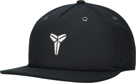 Кепка Nike PRO KOBE UNSTRUCTURED черно-белая IM5644-010