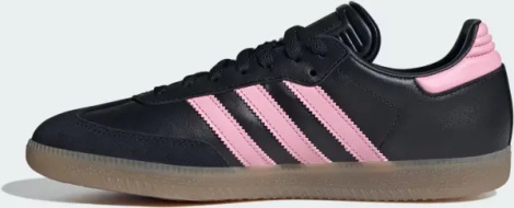 Кеди Adidas SAMBA INTER MIAMI чорно-світло-рожеві IH8157
