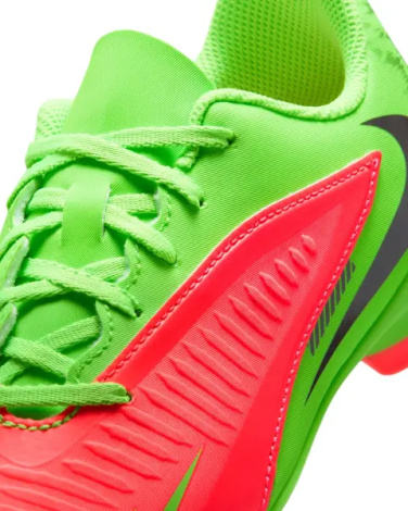 Бутси дитячі Nike JR PHANTOM 6 LOW CLUB "ERLING HAALAND" FG/MG EH ​​салатово-червоні IH1798-603