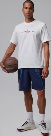 Шорты Nike JORDAN SPORT DRI-FIT Y2K темно-сине-голубые IF3541-410
