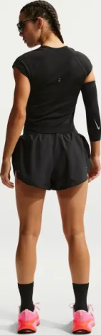 Шорты для бега женские Nike TEMPO FLOW SWOOSH DRI-FIT MID-RISE BRIEF-LINED черные IF1473-010
