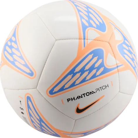 Футбольный мяч Nike PHANTOM бело-оранжево-синий Размер 5 HV6335-103