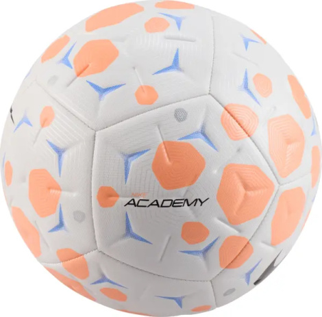Футбольный мяч Nike ACADEMY бело-оранжево-голубой Размер 4 HV4386-105