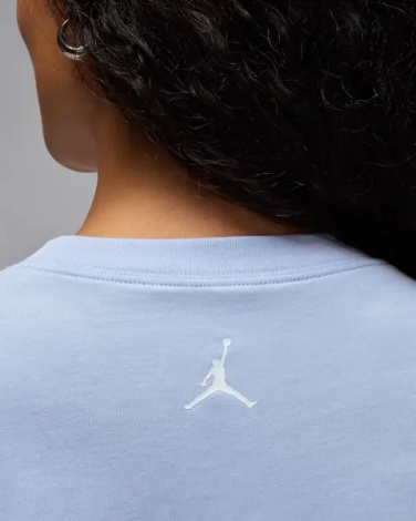 Футболка жіноча Nike JORDAN BROOKLYN блакитна HV0445-057