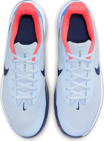 Кросівки тенісні Nike VAPOR LITE 3 CLAY блакитно-червоні HQ5292-402