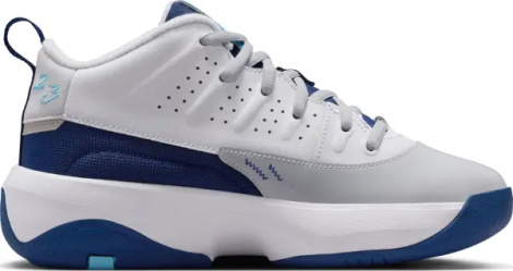 Кросівки підліткові Nike JORDAN MAX AURA 7 (GS) біло-світло-сіро-темно-сині HQ2089-101