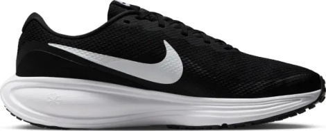 Кроссовки беговые Nike REVOLUTION 8 EXTRA WIDE черно-белые HQ1996-001