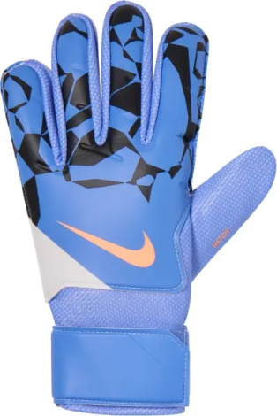 Вратарские перчатки Nike MATCH - HO24 сине-черно-персиковые HQ0257-494