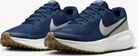 Кроссовки беговые Nike REVOLUTION 8 темно-сине-молочные HJ9198-402