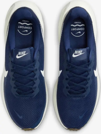 Кроссовки беговые Nike REVOLUTION 8 темно-сине-молочные HJ9198-402