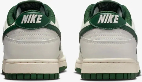 Кроссовки Nike DUNK LOW RETRO молочно-темно-зеленые HF5441-115