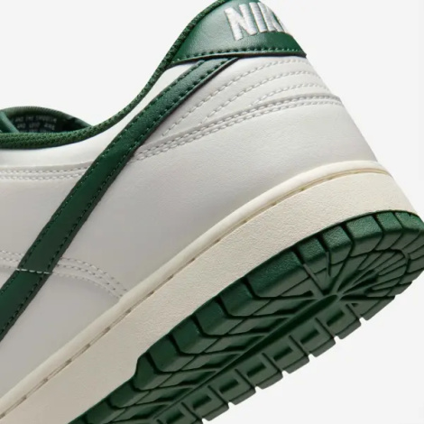 Кроссовки Nike DUNK LOW RETRO молочно-темно-зеленые HF5441-115