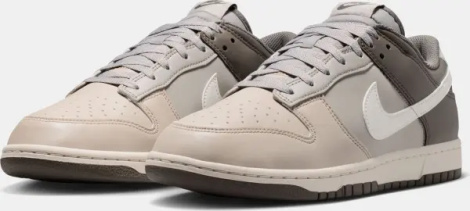 Кроссовки Nike DUNK LOW RETRO бежево-серо-коричневые HF5441-009