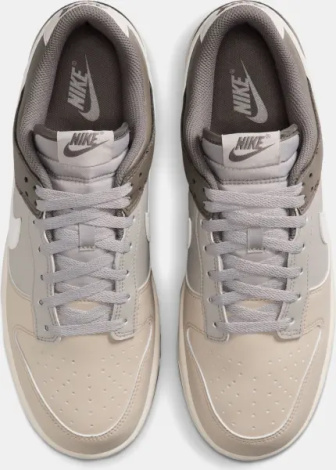 Кроссовки Nike DUNK LOW RETRO бежево-серо-коричневые HF5441-009