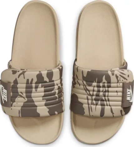 Шлепанцы Nike OFFCOURT ADJUST SLIDE бежево-коричневые HF1438-200