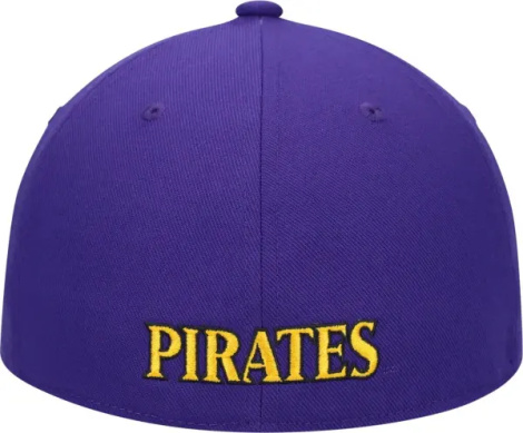 Кепка Adidas EAST CAROLINA PIRATES FITTED WOOL фіолетово-біла GN9735