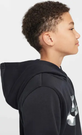 Спортивный костюм подростковый Nike SPORTSWEAR CLUB FLEECE черно-серый камуфляж FZ5489-010__FZ5491-084