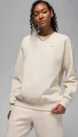 Світшот жіночий Nike JORDAN FLIGHT FLEECE бежевий FV7053-104