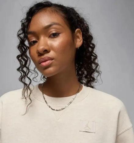 Світшот жіночий Nike JORDAN FLIGHT FLEECE бежевий FV7053-104