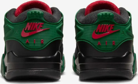 Кросівки підліткові Nike AIR JORDAN 4 RM (GS) чорно-зелено-червоні FQ7938-003