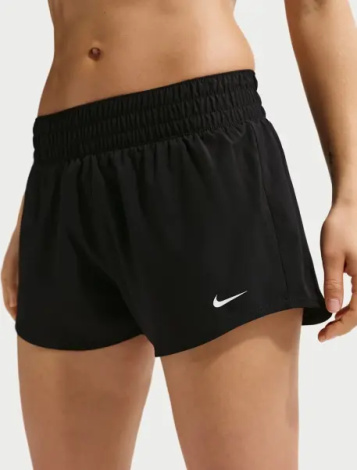 Шорты женские Nike ONE DRI-FIT MID-RISE 3" BRIEF-LINED черные DX6010-011