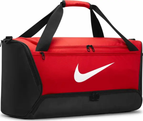 Сумка спортивная Nike BRASILIA 9.5 TRAINING DUFFEL BAG M 60L красная DH7710-657