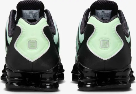 Кроссовки Nike SHOX TL салатово-бело-черные AV3595-300