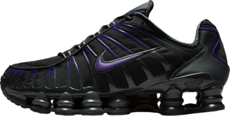 Кроссовки Nike SHOX TL черно-фиолетовые AV3595-014