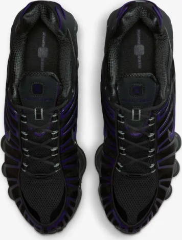 Кроссовки Nike SHOX TL черно-фиолетовые AV3595-014