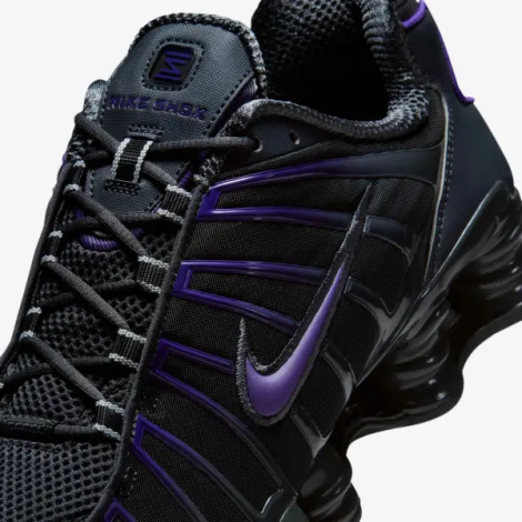 Кроссовки Nike SHOX TL черно-фиолетовые AV3595-014