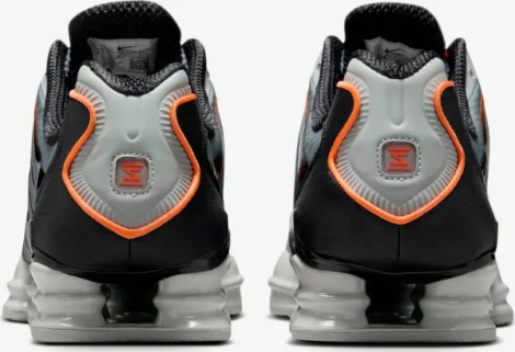 Кросівки Nike SHOX TL сіро-чорно-жовтогарячі AV3595-011