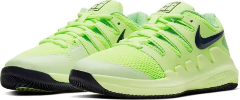 Кроссовки теннисные детские Nike COURT JR. VAPOR X лаймовые AR8851-302