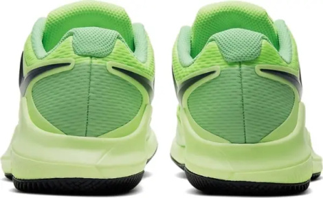 Кроссовки теннисные детские Nike COURT JR. VAPOR X лаймовые AR8851-302