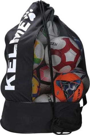 Сумка для мячей Kelme Ball Bag черная 9886019.9000