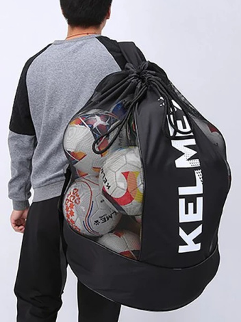 Сумка для мячей Kelme Ball Bag черная 9886019.9000