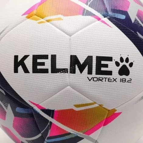 Футбольный мяч Kelme VORTEX 18.2 бело-темно-сине-красный 8101QU5001.9423 Размер 5
