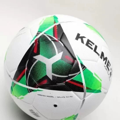 Футбольный мяч Kelme VORTEX 18.2 бело-зеленый 8101QU5001.9127 Размер 5