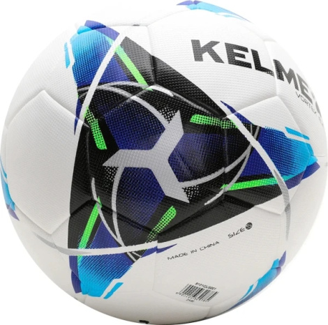 Футбольный мяч Kelme VORTEX 18.2 бело-сине-черный Размер 5 8101QU5001.9113