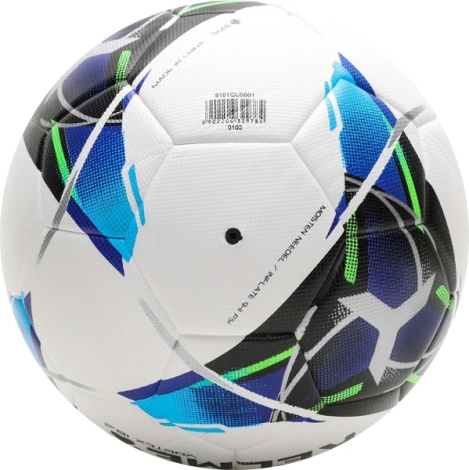 Футбольный мяч Kelme VORTEX 18.2 бело-сине-черный Размер 5 8101QU5001.9113