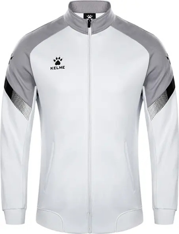 Олимпийка (мастерка) Kelme WARRIOR бело-серая 8061WT1009.9243