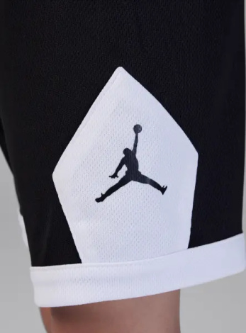 Комплект летний детский Nike JORDAN HOOP STYLES бело-черный 75C998-G0T