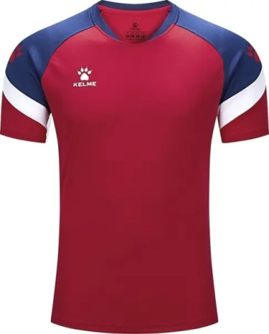 Футболка детская Kelme BRAVO красно-темно-синяя 7351TX3093.9615