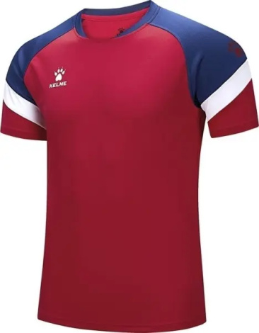 Футболка детская Kelme BRAVO красно-темно-синяя 7351TX3093.9615